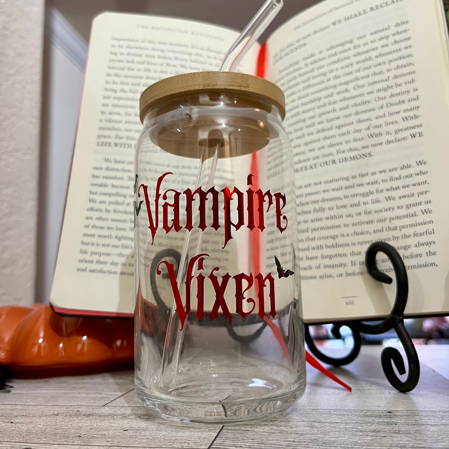 Vampire Vixen Glass