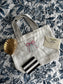 Clam Shell Mini Tote Bag - with Monogram