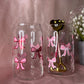 Coquette Bow Glass