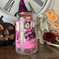 Pink Fright Night Glass