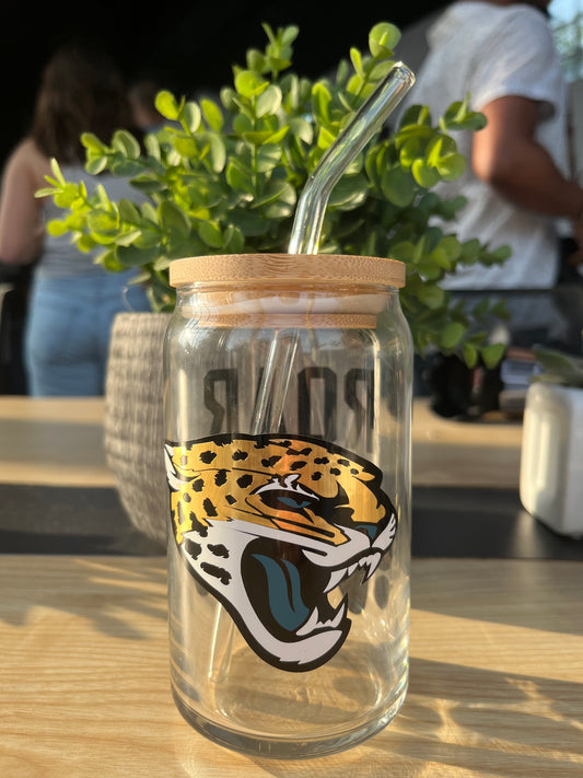 Roar of the Jags Glass