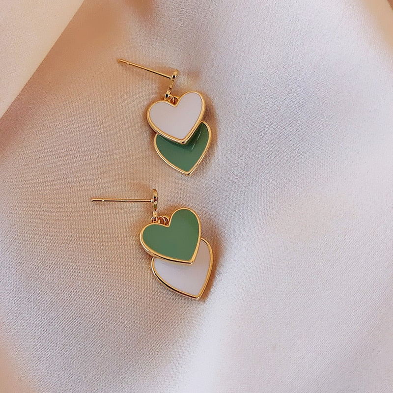 Mix Match Heart Drop Earrings